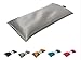 Eye Pillow Vacation Organic Flax Seed Filled, Microwavable Unscented Eye Pillow - Silver -Ultra Silky Satin