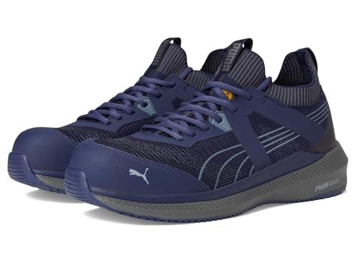 Puma Men's Turbo Low ASTM SD SR Industrial Shoe, Navy/Grey, 9.5 at Amazon