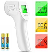 Forehead Thermometer for Adults with 3 in 1 Digital LCD Display, Fever Alarm, Accurate Reading an...
