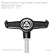 GRIFITI NOOTLE Mini Ball Head and Adjustable Universal Tablet Holder - Compatible with 9.5-14.5 inch Tablets, 1/4” to 1/4” Mount