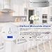 Carbon Monoxide Detector Gas Detection, WJZXTEK Digital Display Carbon Monoxide Alarm, Electronic Equipment, Power Detection Equipment, Alarm Clock Warning (1 Pack)