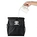 Barbarians Mini Car Trash Can, Auto Garbage Holder Litter Bag Rack Organizer Hanging Seat Black