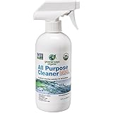 Greenerways Organic All-Purpose Cleaner, Natural, USDA Organic, Non-GMO, Best Household Multi Surface Spray Cleaner for Home, Glass, Kitchen, Bathroom, Shower, Window, Streak Free, Child Safe - 16oz