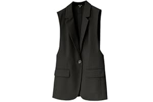 Stylish Solid Color Women's Versatile Suit Vest Jacket – Perfect for Any Occasion