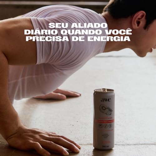 AWE Morango e Kiwi - Pack com 6 unidades - Lata 355 ml