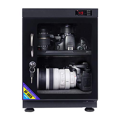 Camera Dehumidifying Cabinet - Electronic meter Noiseless Energy Saving -For Home Office Camera Lens Electronic Equipment Storage(4w 31L)
