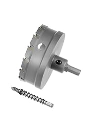 uxcell   Broca cortadora de carburo para acero inoxidable