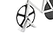 The Original Bicycle Pizza Cutter - Giro d'Pizza - Dual Stainless Steel Non-Stick Cutting Wheels - Display Stand - Pizza Cutter