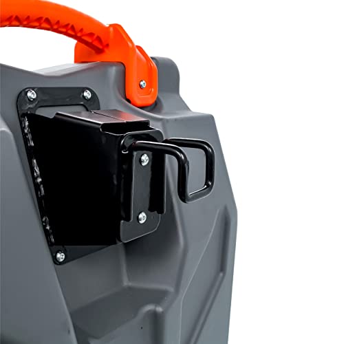 Camco Rhino 15-Gallon Portable RV Tote Tank With Wheels - Includes Hose, Rinser & Tow Adapter