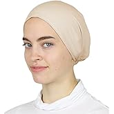 Modefa Islamic Women's Non-Slip Cotton Hijab Bonnet Cap Underscarf