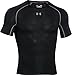 Under Armour HeatGear ArmourVent Compression SS Tee - Men's Black / Black / Steel Large