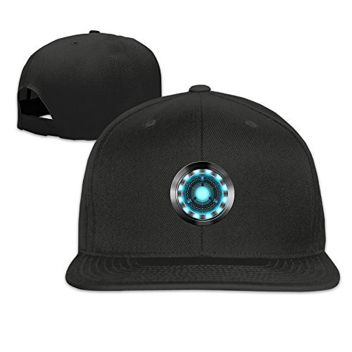 Iron Man Cool Costume Design Funny Print Classic Cap Snapback Hats Winter Black