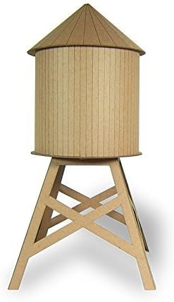 Mega Model Kit of a Brooklyn (New York City) Water Tower 15 1/2" T X 7 1/2"