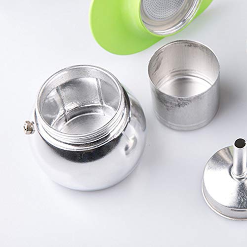 Lwieui Espressokocher Moka Pot Kaffeemaschine for Gasherd Topf Kaffeemaschine Espressomaschine Stovetop Kaffeemaschine… – Bild 4