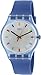 Swatch Originals Color Square White Dial Silicone Strap Unisex Watch SUON125