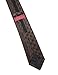 H2H Mens Fashion Comfortable Zipper Check Patterned Dress Neck Tie BROWN NONE (KMANT0145)