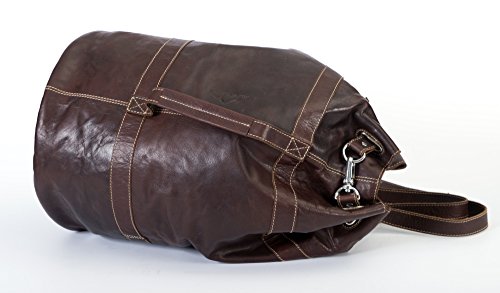 Marsupio In Pelle Di Bufalo Vintage - Unisex, Multi-scomparti, Chiusura Sicura - Foto 12