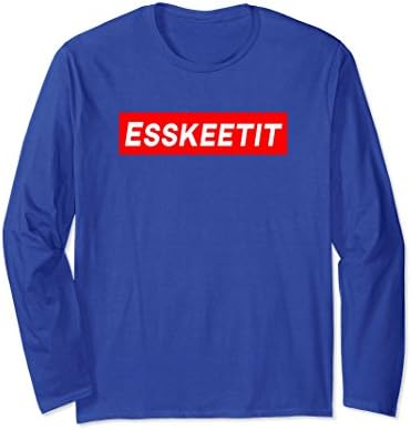 Unisex Esskeetit Esketit Long Sleeve Shirt Medium Royal Blue