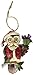 Jim Shore Heartwood Creek Christmas Owl Stone Resin Hanging Ornament, 3.8”