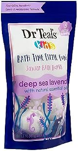 Dr Teal's Ultra Moisturizing Bath Bombs 5pk Deep Sea Lavender Kids Essential view 2