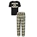 Boston Bruins Men's Plaid Pajama Pants and Shirt Set