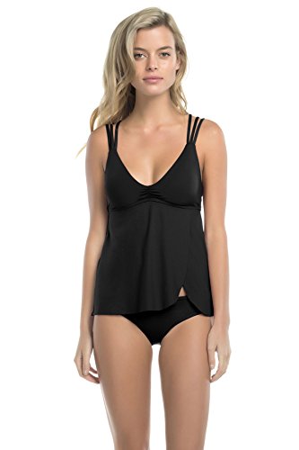 Lucky Brand Women's Natural Fever Classic Bra Tankini Top