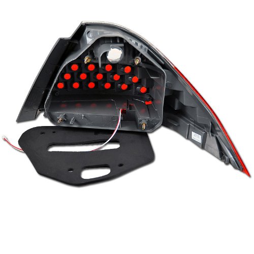 2006 2007 HONDA ACCORD JDM SEDAN TAIL LIGHTS LED REAR BRAKE LAMPS+DRL