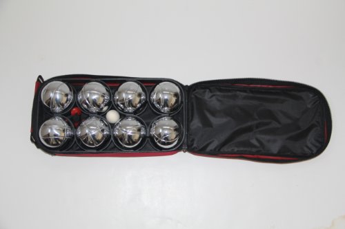 73mm Metal Bocce/Petanque Set with red bag - single by BuyBocceBalls