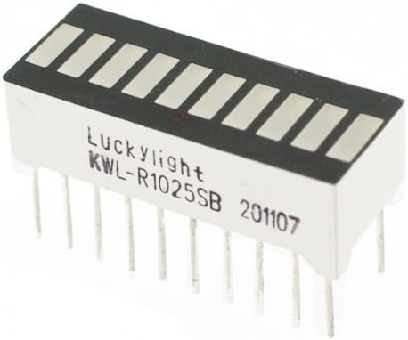 10 Segment LED Bar Graph 20 Pin DIP - Red