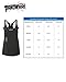 Panoware Women's Workout Racerback Tank | I Workout To Burn Off The Crazy, Vintage Black, Large
