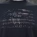 Chevy Chevrolet with American Flag Distressed Vintage Faded Print on a Black T Shirt Large