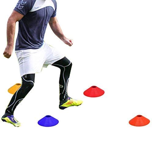 Soccer Pack of 40 GSI Mini Soccer Cones Set of 40 Saucer Cones Disc