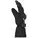 ILM Alloy Steel Motorcycle Riding Gloves Warm Waterproof Windproof for Winter Use (Black Winter, X-Large)