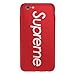 iPhone 6/6s Case,AICase Ultra Thin Supreme Fashion Full Body Coverage Protection Soft PC [Dual Layer][Slim Fit] Case with Tempered Glass Screen Protector for Apple iPhone 6/6s(Red)
