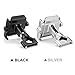 Universal Bike & Motorcycle Phone Mount, Lenmumu Adjustable Aluminum Bicycle Rack Handlebar Phone Holder, Compatiable iPhone X 7 | 7 Plus, 8 | 8 Plus, 6s | 6s Plus, Samsung Galaxy S7, S6, S5 (Silver)