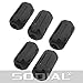 TOOGOO(R) 5 Pcs Clip On Noise Suppressor 3.5mm Cable Ferrite Core Filters