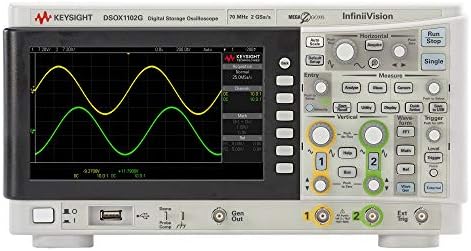 DSOX1102G/DSOX1B7T102 - Digital Oscilloscope, InfiniiVision 1000 X-Series, 2+1 Channel, 100 MHz, 2 GSPS, 1 Mpts, 3.5 ns (DSOX1102G/DSOX1B7T102)
