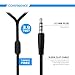 SoundPEATS In-Ear Headphones Ergonomic Comfort-Fit Earphones Stereo Earbud Headphones with Microphone (Noise Cancelling, Metal Housing, Flat Cable, In-line Control) - M20 Black