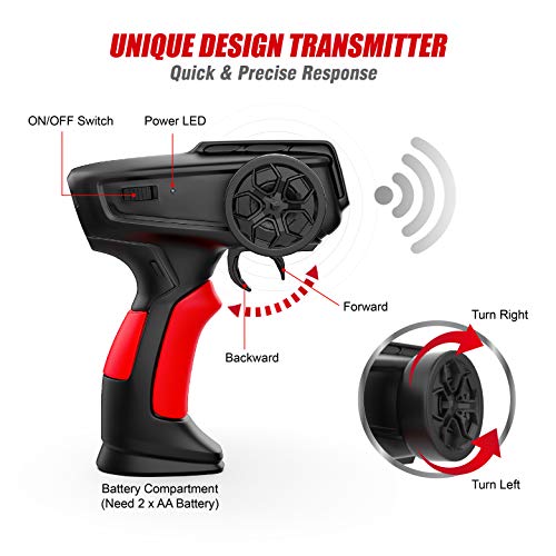 ANTAPRCIS 1:14 Auto Telecomandata, 2,4 GHz 4WD RC Auto di Tutto Terreno, con 2 Batterie Caricabile, Regalo di Natale per Adulti e Bambini