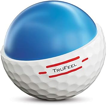 Titleist trufeel golf balls white Clearance