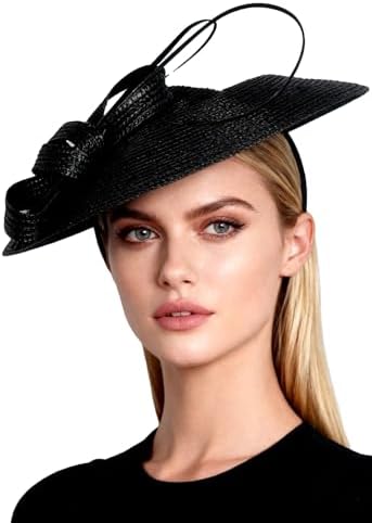 Vintage Pillbox Cap Fascinator Horse Racing Festival Hat Wool Felt Fedora Vintage Pillbox Cap Fascinators Horse Racing Festival Hats  main image 2