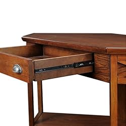 Leick Home 82431 Corner Computer Writing Desk with