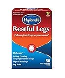 Hyland's Restful Legs Tablets, Natural Itching, Crawling, Tingling and Leg Jerk Relief, 50 Count