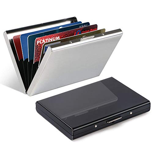 Metal Card Holder Wallet,Ultra Thin Stainless Steel Metal Wallets RFID