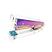 Rainbow Stapler Clear Acrylic Body Colorful Desktop Stapler with Classic Modern Design Executive Spring Powered Manual Stapler for Office and Desk Accessories Gift