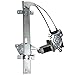 AutoandArt Brock Replacement Driver Rear Power Window Regulator with Lift Motor Assembly Compatible with 98-02 Regal Century Intrigue 10334399