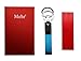 Mehr Premium Leather Valet Key Chain - Detachable Keychain - 2 Key Rings (Blue)