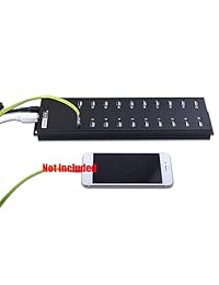 uhppote   grado Industrial 20 puerto USB 2.0 Hub Cargador de sincronización de datos y estación de carga