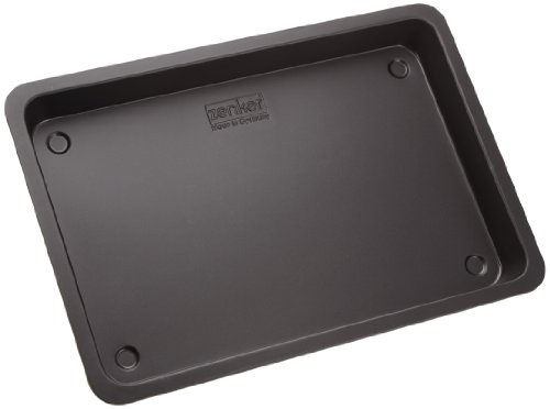 Zenker 6536 Cake Baking Tray, Black/Metallic, 16.54 x 11.42 x 1.57