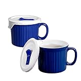 Corningware Pop-Ins 20-OzMug w/ Blue Vented Plastic
